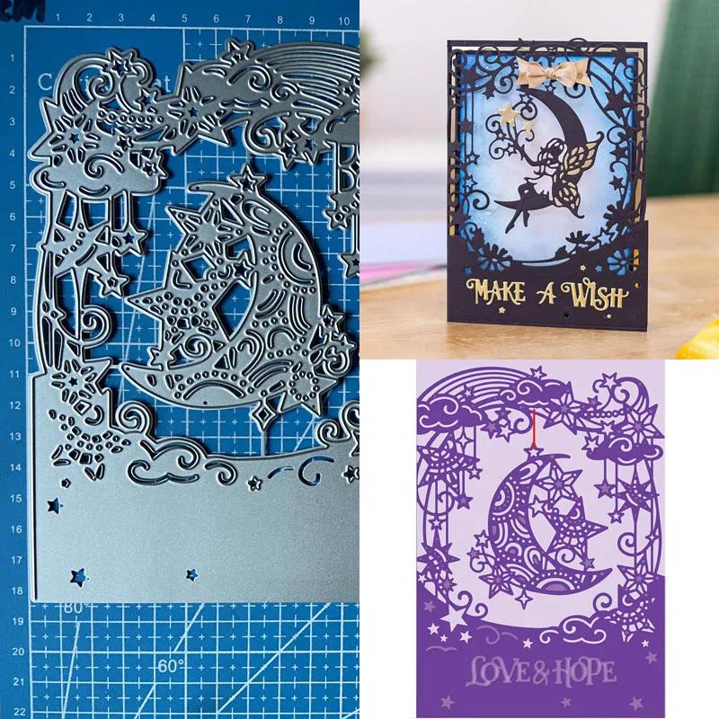 

Lucky Goddess Metal Cutting Dies Shine Bright Diy Scrapbooking Photo Album Decorative Embossing Paper Card Crafts