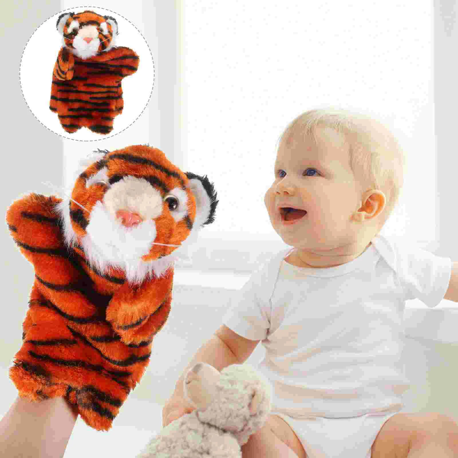 

Hand Puppet Early Education Telling Animal Puppets Cartoon Kids Plush Dog