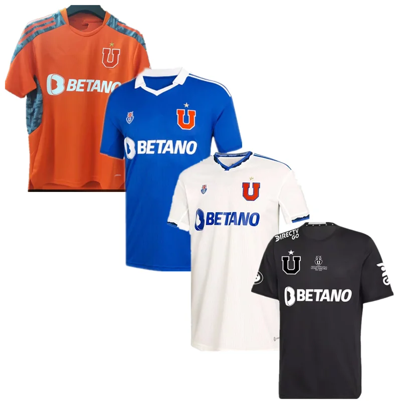 

High Quality 22/23 University of Chile 3rd Tribute U of Tank Campos Black Custom Montillo T Shirt Soccer Jersey