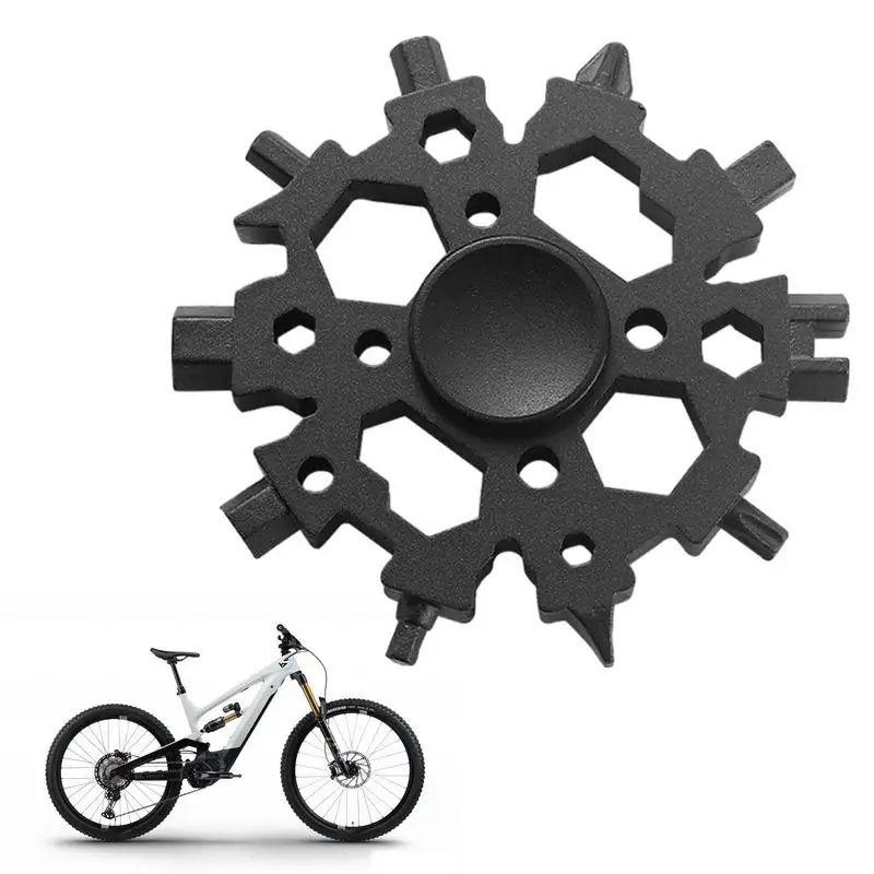 

Многофункциональный инструмент со снежинками, Крутые гаджеты, отвертка со снежинками, карманный инструмент, портативный износостойкий инструмент 23 в 1 со снежинками, многофункциональный инструмент для