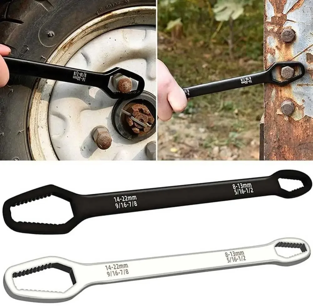 

8-22Mm Universele Torx Wrench Board Verstelbare Dubbele Kop Torx Zelfspannende Bril Moersleutel Multi-Purpose Handgereedschap