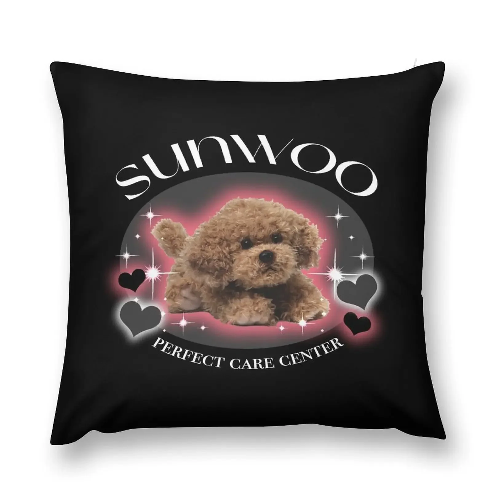 Футболка с рисунком Sunwoo Poodle наволочки рождественские украшения 2025 г. подушка