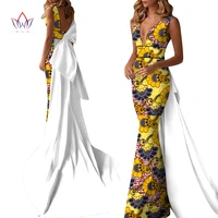 bintarealwax africa style african traditional wedding dress for women fashion design ladies bazin riche elegant vestido wy9947