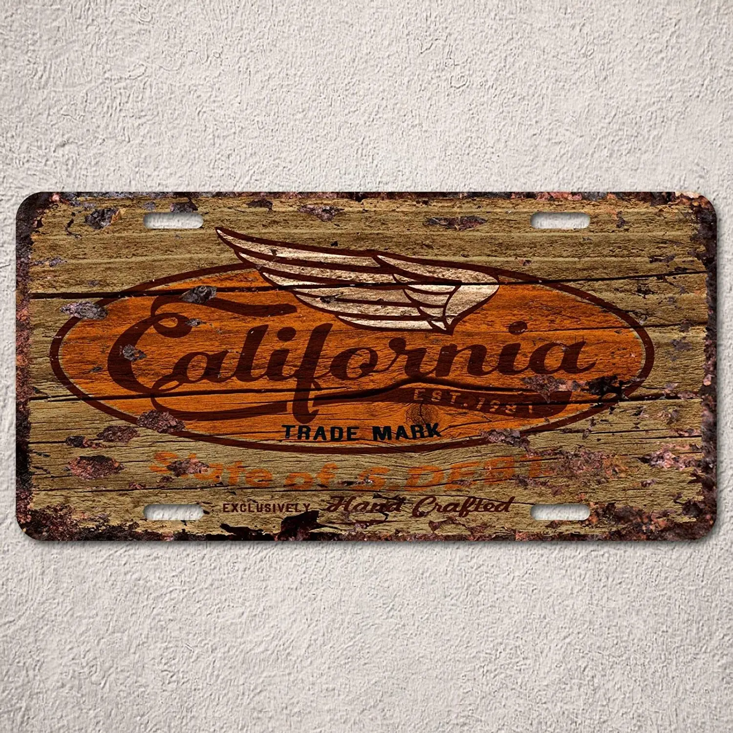 

Nonbrand Retro Fanstastic Metal Car Truck License Plate USA Auto Tag Sign for Car Bar Room Wall Dector-12x6 inches 1