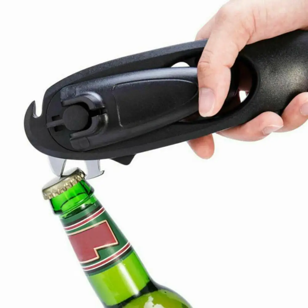 

8 In1 Can Opener Multifunction Manual Safety Can Opener Professional Bottle Can Tin Opener Jar Opener Beer Bottle Opener