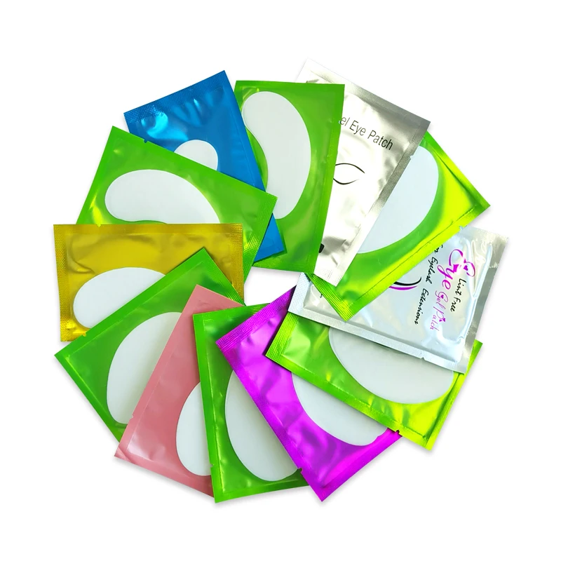

Hot 50Pairs Lint Free Under Eye Gel Pads Hydrating Eye Paper Patches Grafted Eyelashes Extension Eye Tips Sticker Wraps