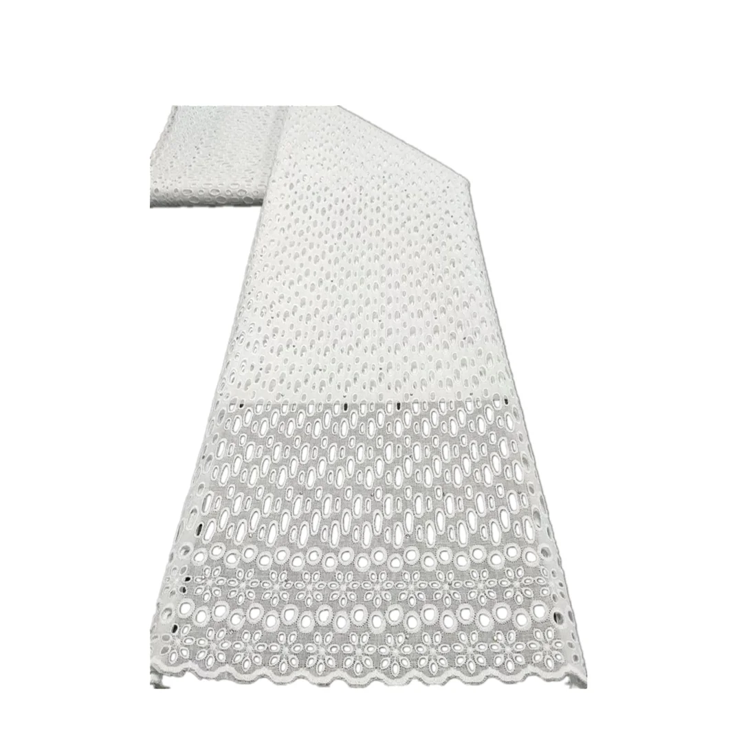 

Однотонная швейцарская вуаль, кружевная ткань для свадебного платья, лидер продаж, 100% хлопковая кружевная ткань для свадебного платья XTYC05