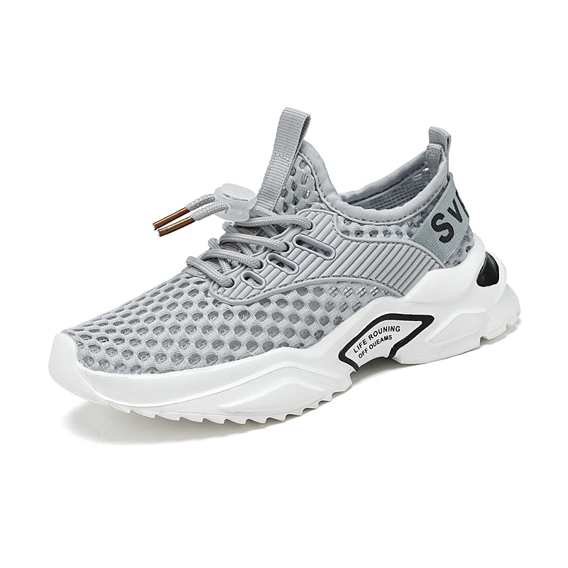 

Кроссовки для мальчиков, Папины сетчатые кеды с вырезами, женские уличные теннисные туфли для девочек, школьная повседневная обувь с круглы...