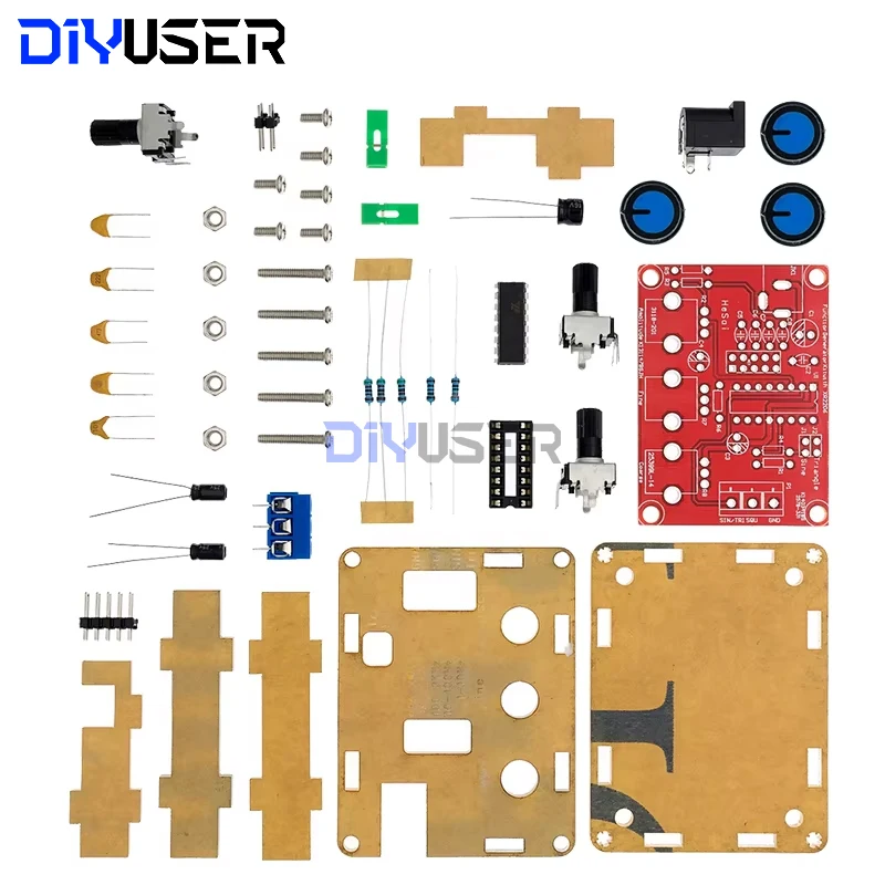 XR2206 Функция Генератор сигналов DIY Kit Синус/треугольник/квадратный выход 1 Гц-1 МГц