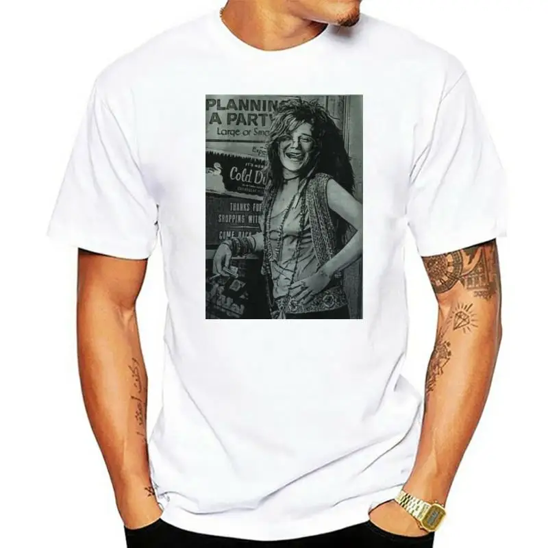 

JANIS JOPLIN SHIRT PLANNING A PARTY T-SHIRT UNISEX MUSIC VINTAGE SHIRT TEE