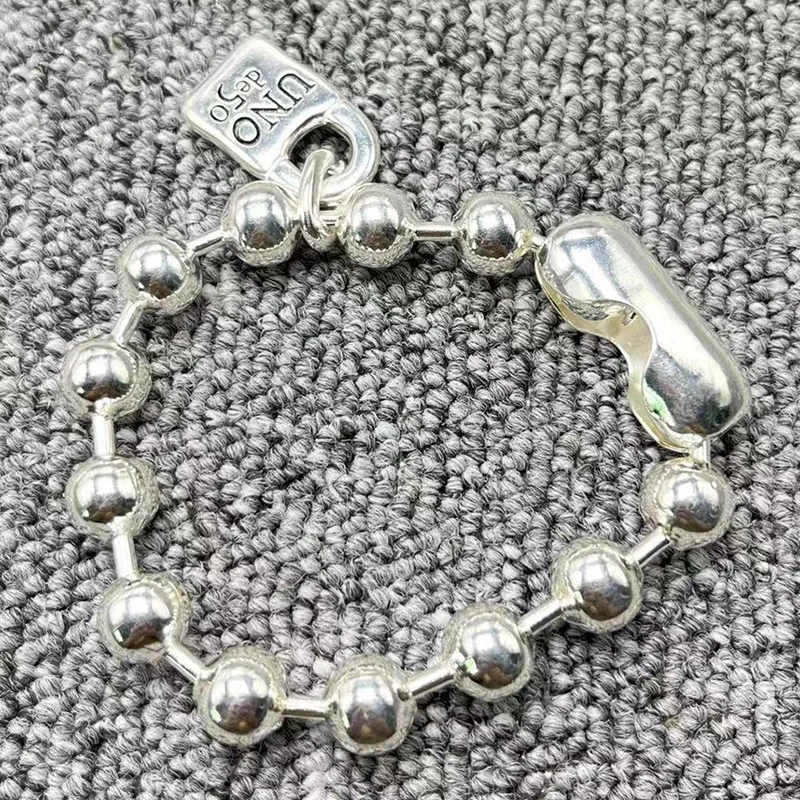 

2022 new UNOde50 exquisite fashion electroplating 925 silver exquisite ball bracelet jewelry gifts