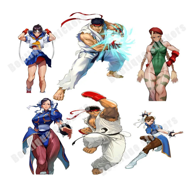 KOF наклейка на автомобиль уличного истребителя, полноприводный автомобиль, внедорожник, окно, бампер, грузовик, мотошлем, багажник, велосипед, Виниловая наклейка KOF наклейка на автомобиль уличного истребителя, полноприводный автомобиль, внедорожник, окно, бампер, грузовик, мотошлем, багажник, велосипед, Виниловая наклейка