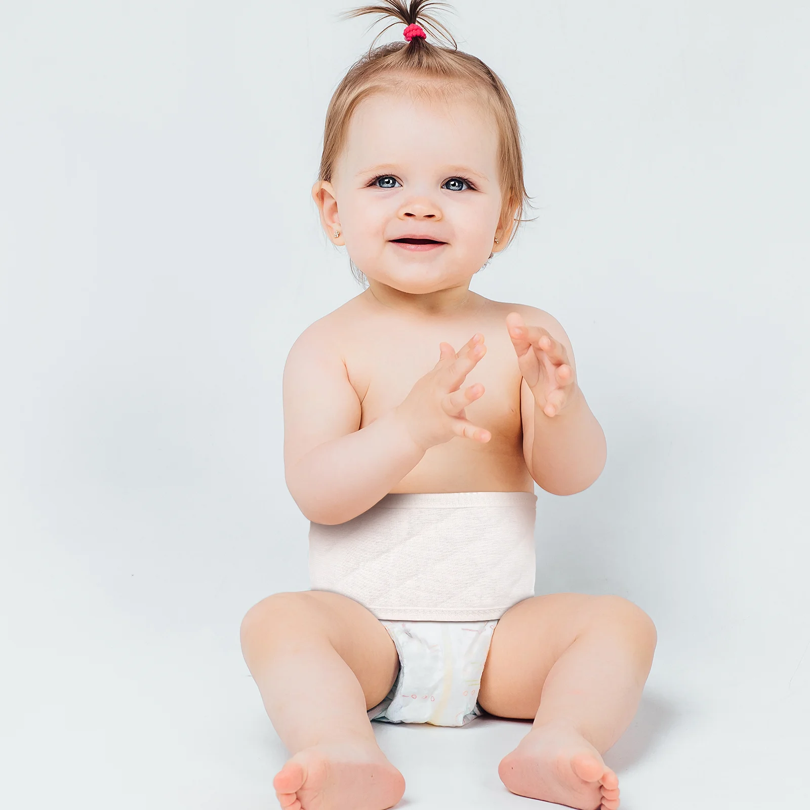 8-комп. пуповина для новорожденных пояс пупка детский белый