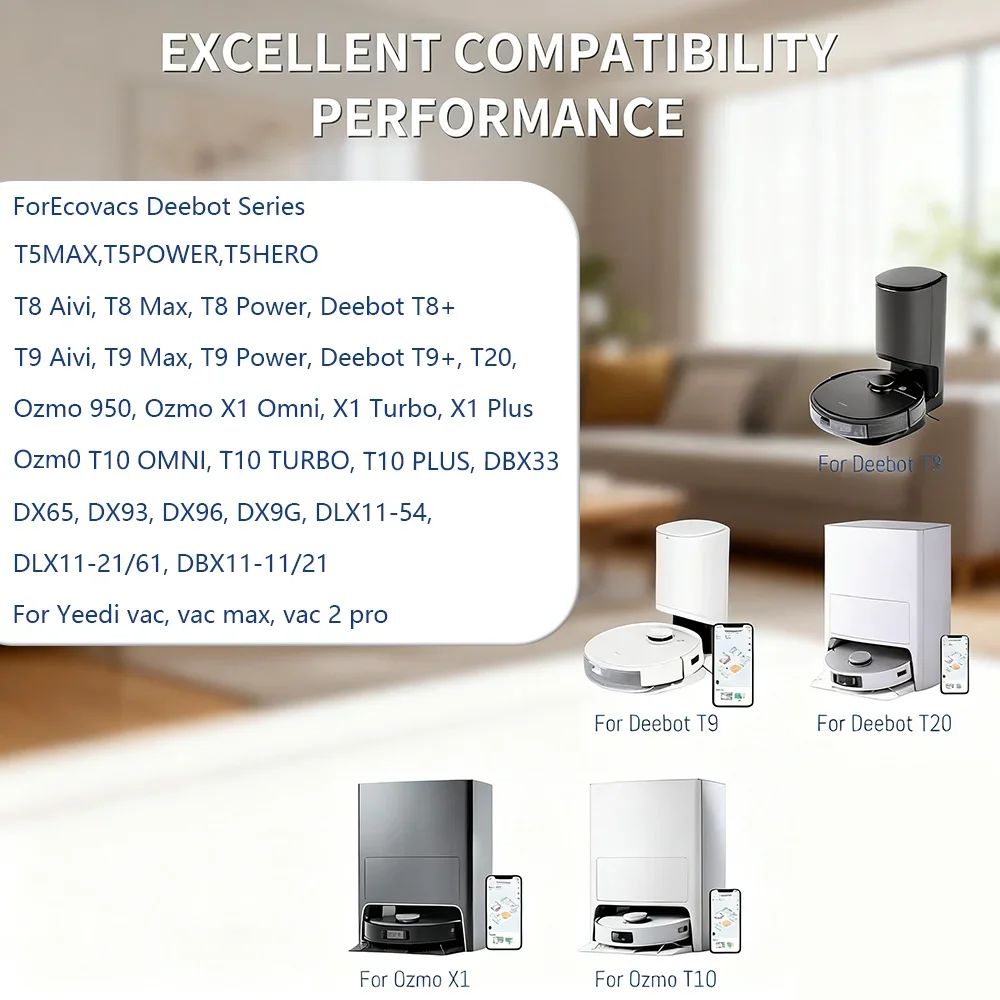 Фото S10-LI-144-5200 Сменный аккумулятор 12800 мАч для пылесоса Ecovacs DeebotT5 T8 + T9 T9 + Ozmo950 T10 DX65 DX93 DX96 X1 Series №5