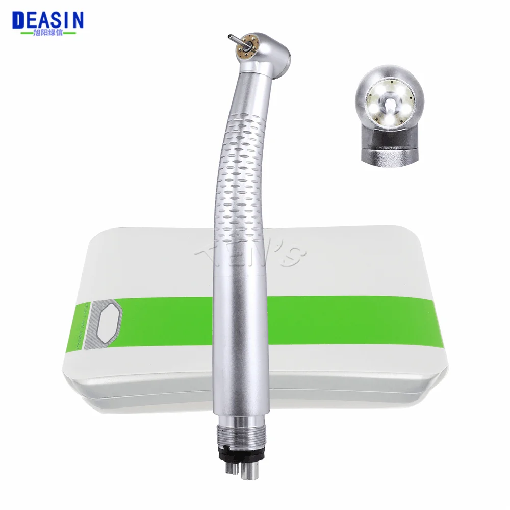 Dental High Speed 5 LED Air Turbina Cartridge Rotor Water Sprays Handpiece 2/4 Hole Dentistry Tool