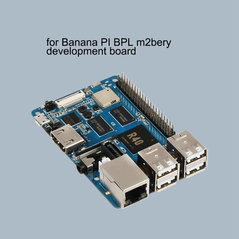 

For Banana Pi BPI-M2 Berry Allwinner V40 Quad Core 1GB LPDDR3 RAM Android USB3.0 RJ45 SATA Interface Development Board