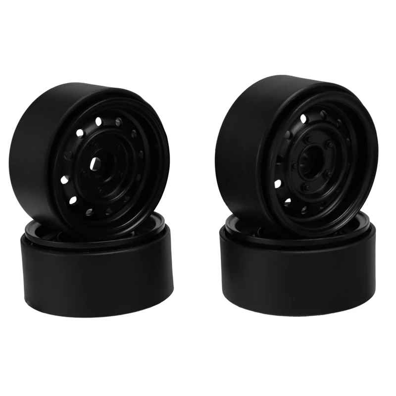 

4Pcs Metal 1.9 Inch Beadlock Wheel Rim Hub Retro For 1/10 RC Crawler Car Axial SCX10 90046 Traxxas TRX4 RC4WD D90 TF2