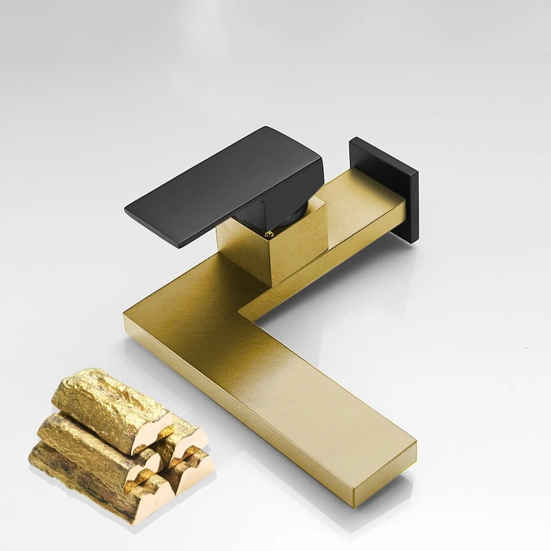 Новый смеситель для раковины в ванную комнату из твердой латуни