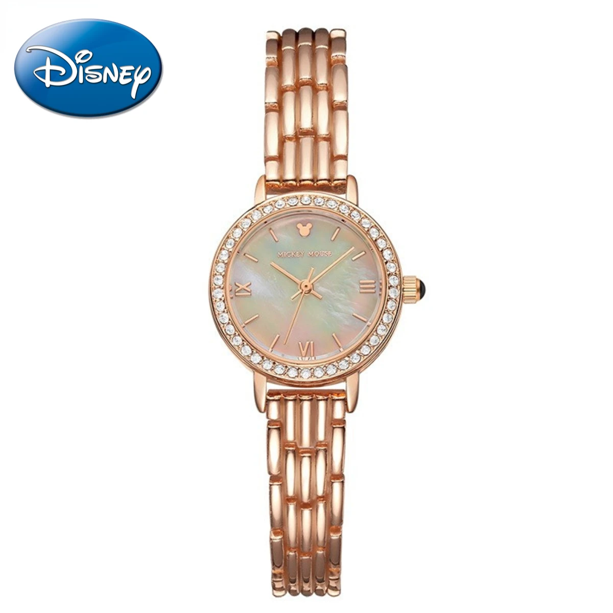 Часы наручные Disney женские роскошные маленькие водонепроницаемые кварцевые