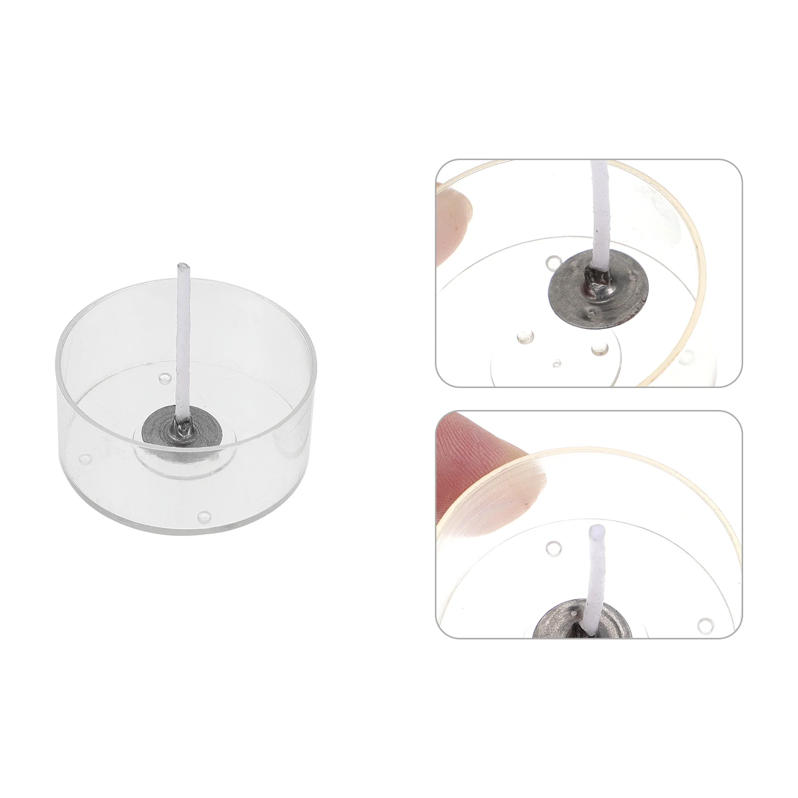 

Tealight Making Emptycups Cup Wick Wicks Diy Jars Tins Holder Container Case Light Tea Wax Round Cotton Emtpy Holders Jarkit