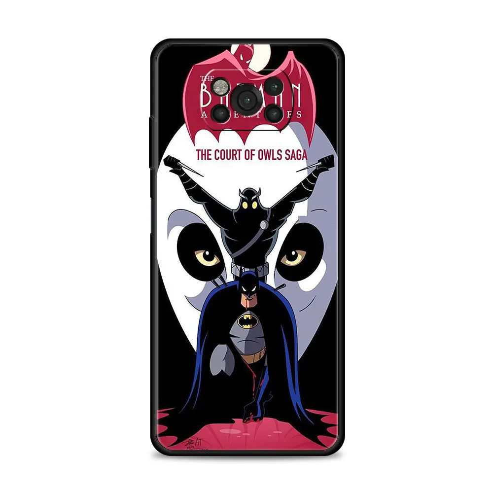 celular coque for xiaomi poco x4 x3 nfc gt m3 m4 f3 5g f1 mi 11 10t lite 9t 12 case phone cover funda the batman adventure free global shipping