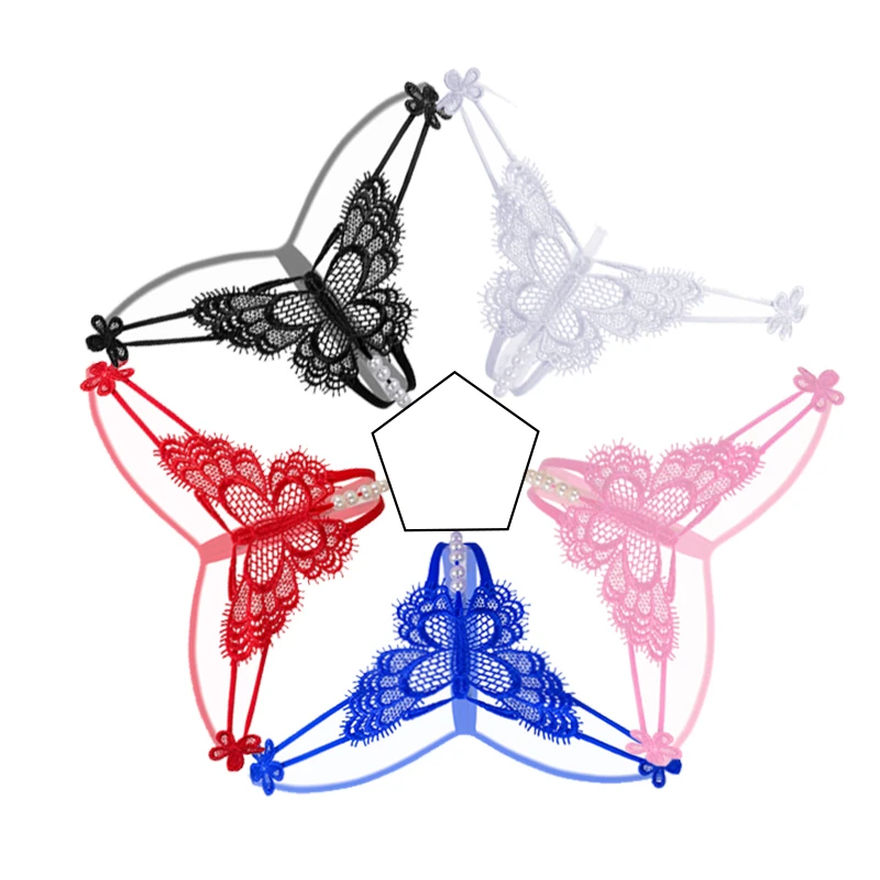 

Женское нижнее белье AIIOU, женское кружевное нижнее белье с заниженной талией, прозрачное экзотическое нижнее белье с вышивкой, стринги