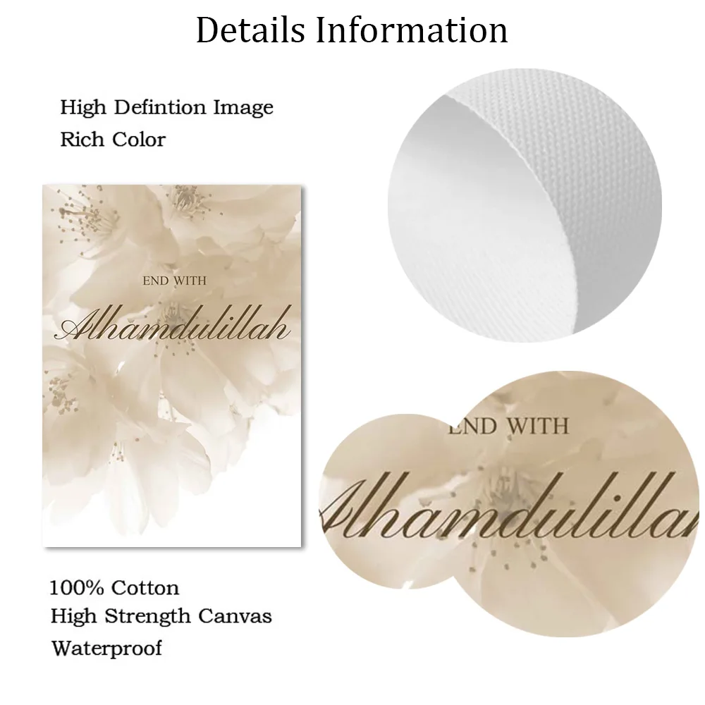 Исламский задний фон для фотографий искусство Картина на холсте скандинавские