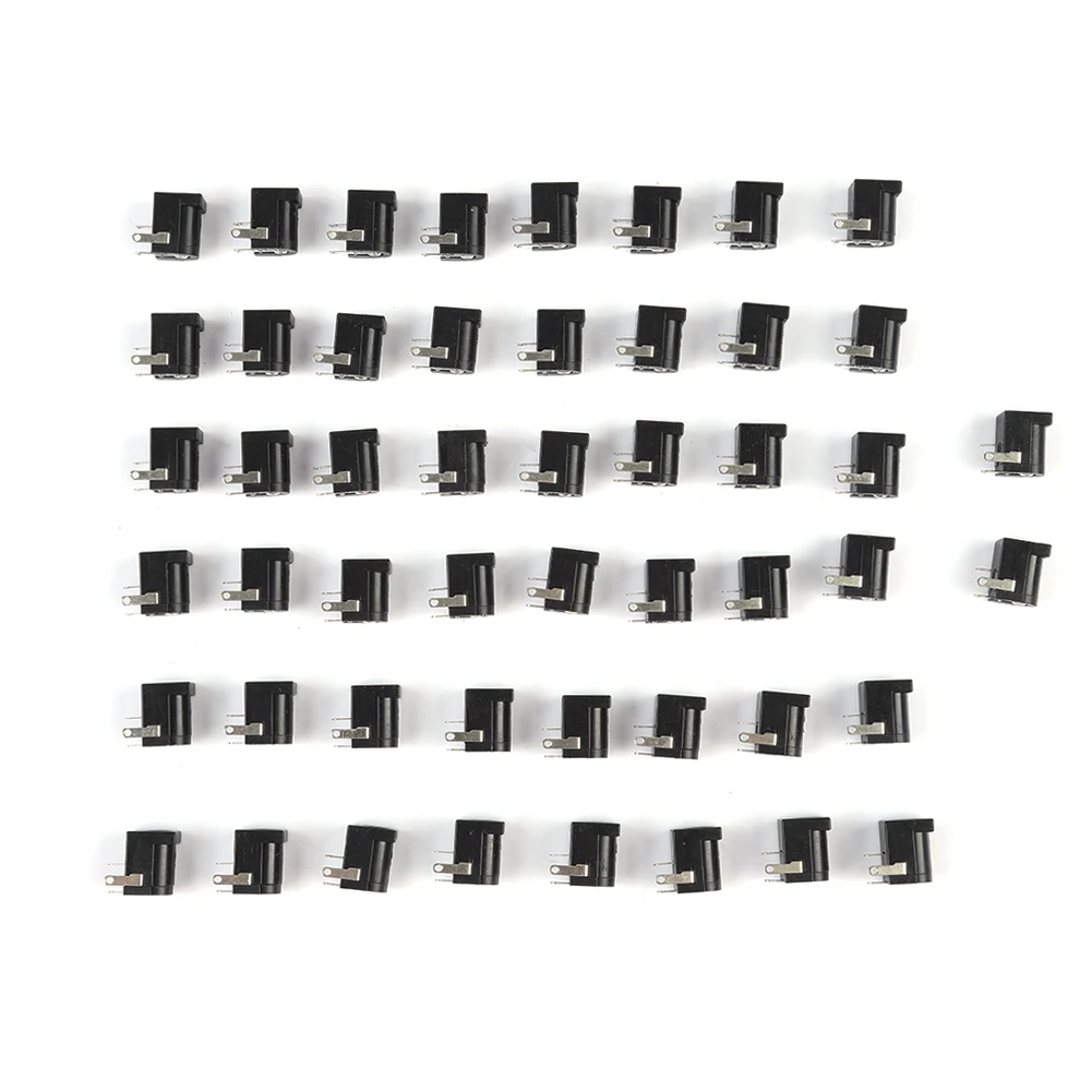 

50PCS 5.5mm x 2.1mm DC Power Barrel Jack Adapter Breadboard Compatible for Ardunio Power Barrel Power Barrel Power Barrel Power
