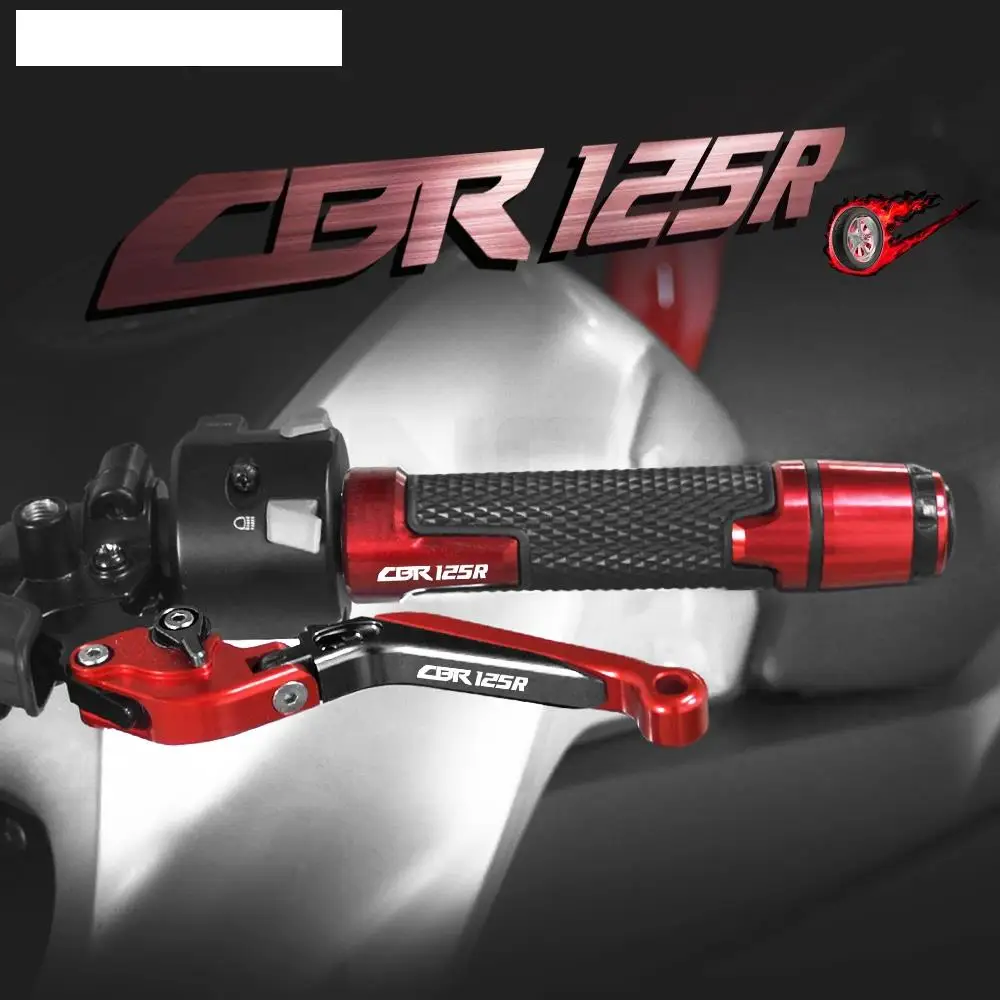 

Motorcycle Aluminum Brake Clutch Levers Handlebar Hand Grips ends For Honda CBR125R CBR 125R 2004-2020 2015 2016 2017 2018 2019