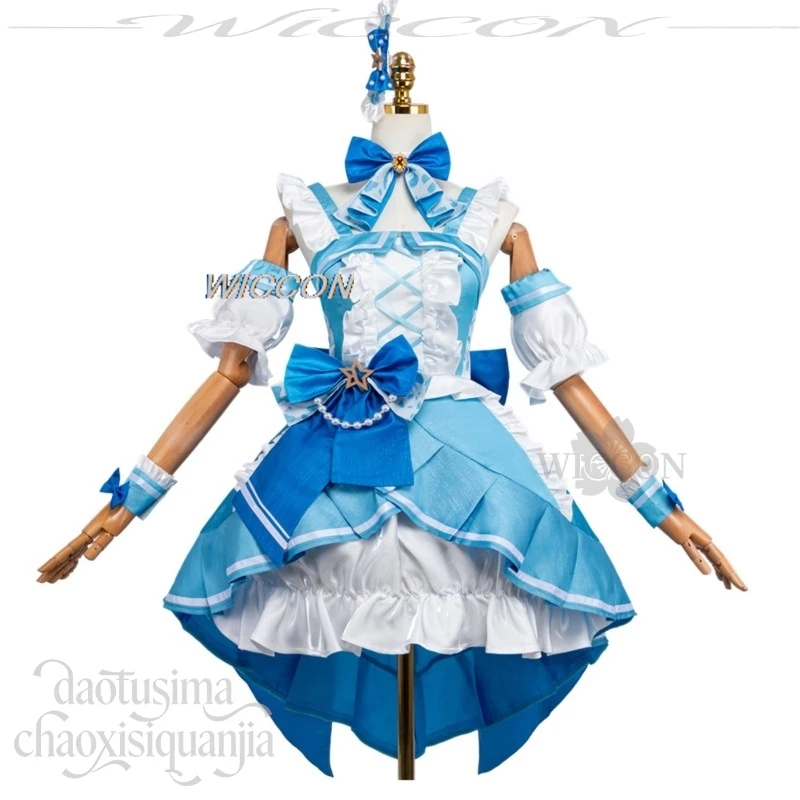 Специальная коллаборация с аниме Lovelive μ's & Aqours: платье-торт для Хоноки Коусаки, милое синее платье айдола, сладкий костюм в стиле лолита. (art.: 3920dcbd57c48) - 3920dcbd57c48