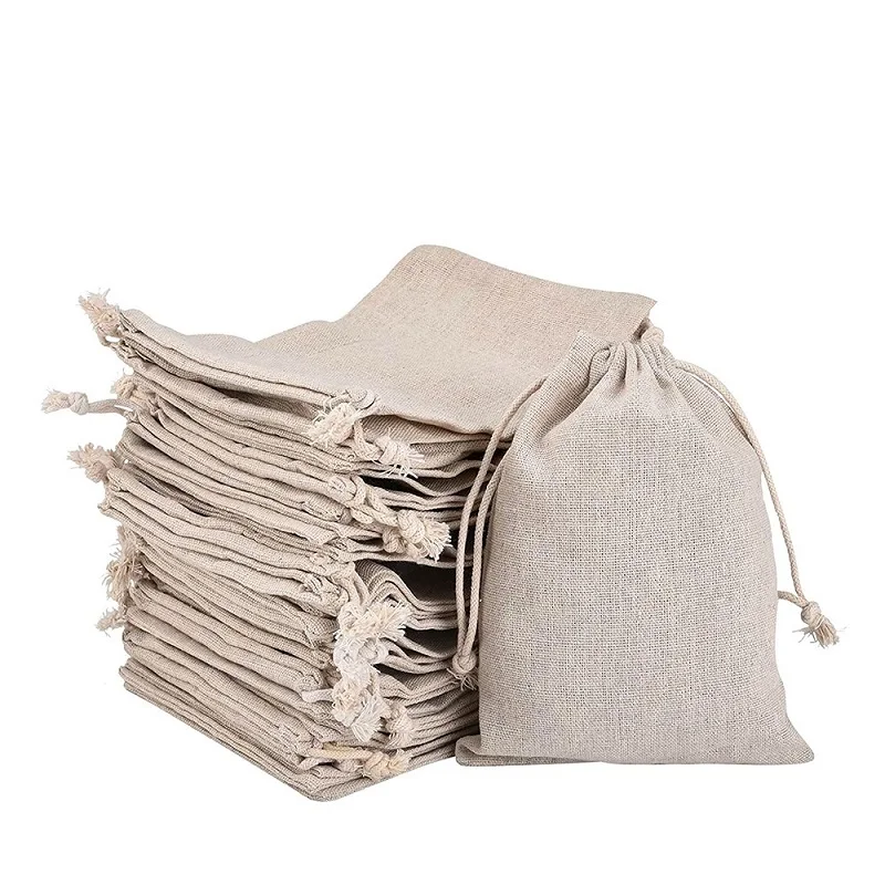 

Льняные хлопковые сумки для хранения Jinsnzz