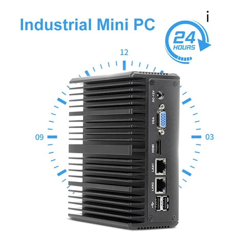 I3-6100U/13-7100U/I3-6200/I5-7200U промышленный мини-ПК DDR3 NVME SSD, поддержка тройного дисплея, поддержка WiFi/4G, мини-компьютер