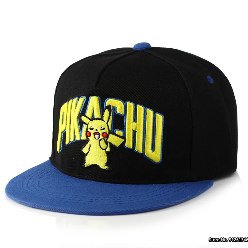 

Anime and Pokemon Accessories Cute Pikachu Fashion Hip Hop Personality All-purpose Baseball Cap for Men and Women