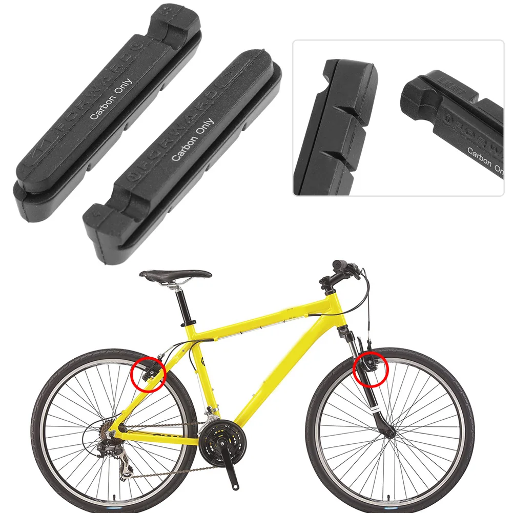 Вставки Блоковая обувь Велосипедный велосипед Дорожный Резиновые тормозные