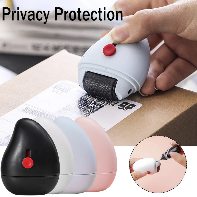 Roller Seal Stamp Privacy Protection Anti-theft Data Guard Your Security Stamp Roller Anti-leakage Roller Seal Box Opener