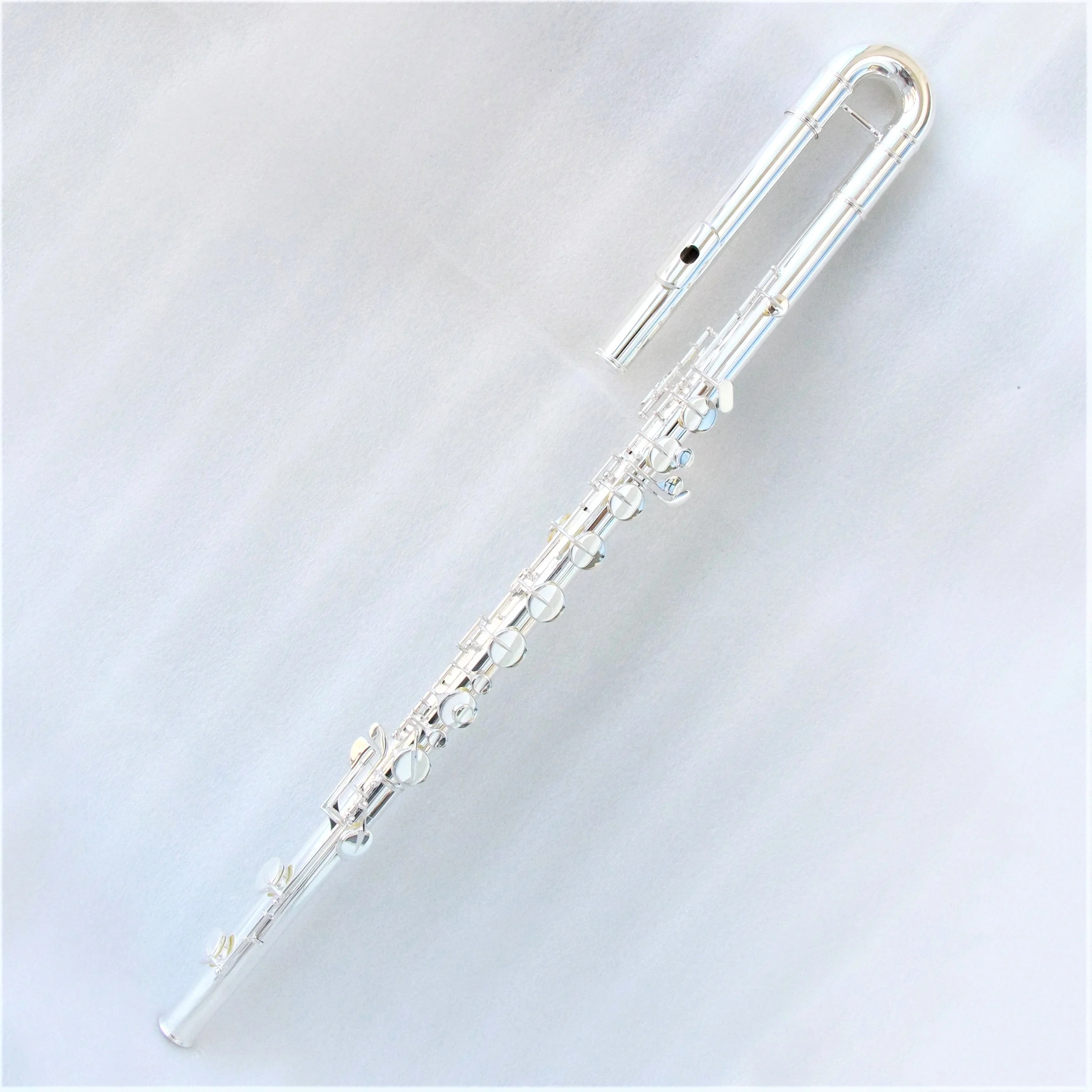 

professional bass flute high end best cost performance bass flute silver plated ebony accessories bass flute