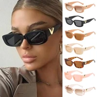 fashion rectangle sun glasses for women personality jelly color small frame sunglasses vintage luxury design brand glasses 2022