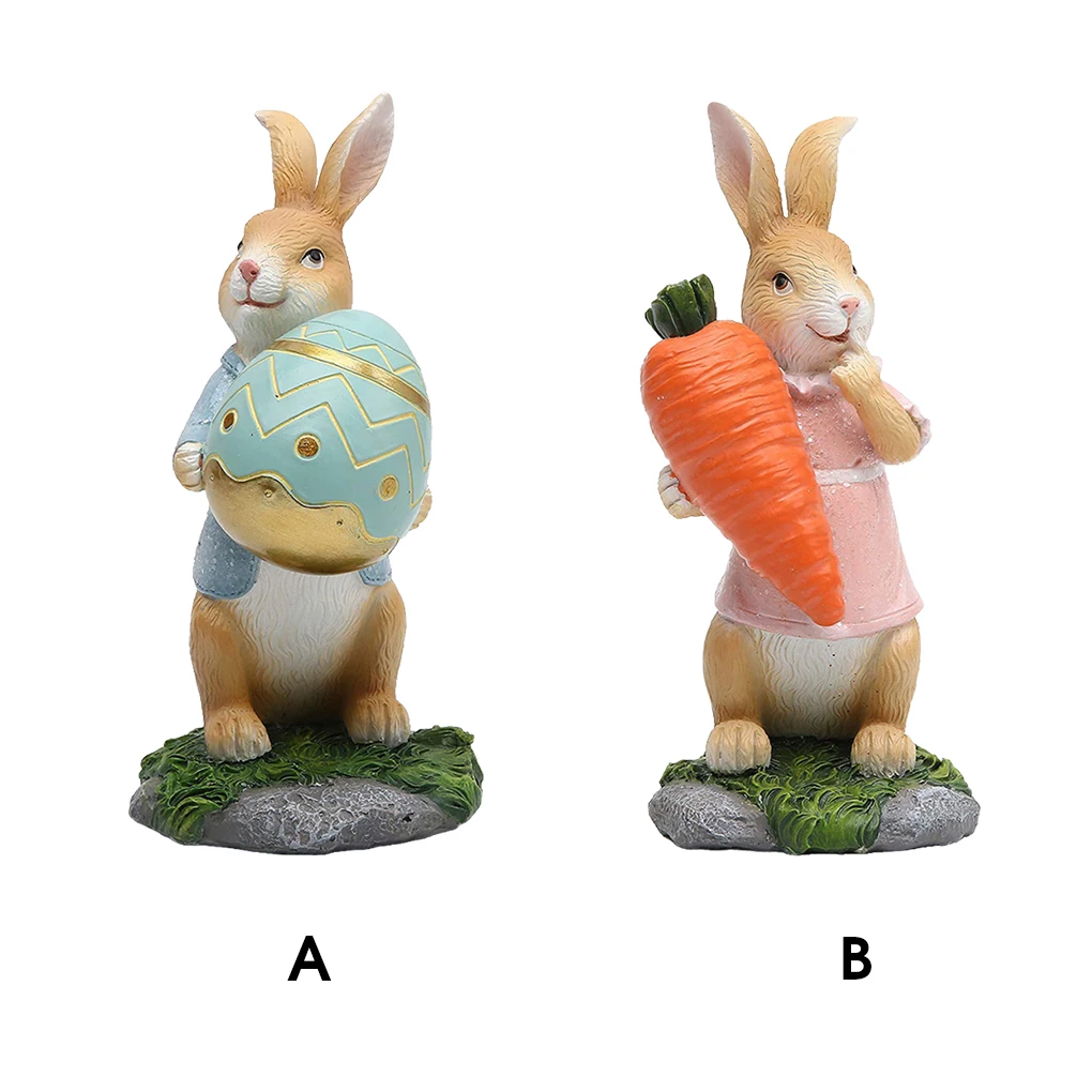 

Пасхальная фигурка животного, украшение из смолы, центральный элемент детской столешницы, украшение для детей, голубое яйцо
