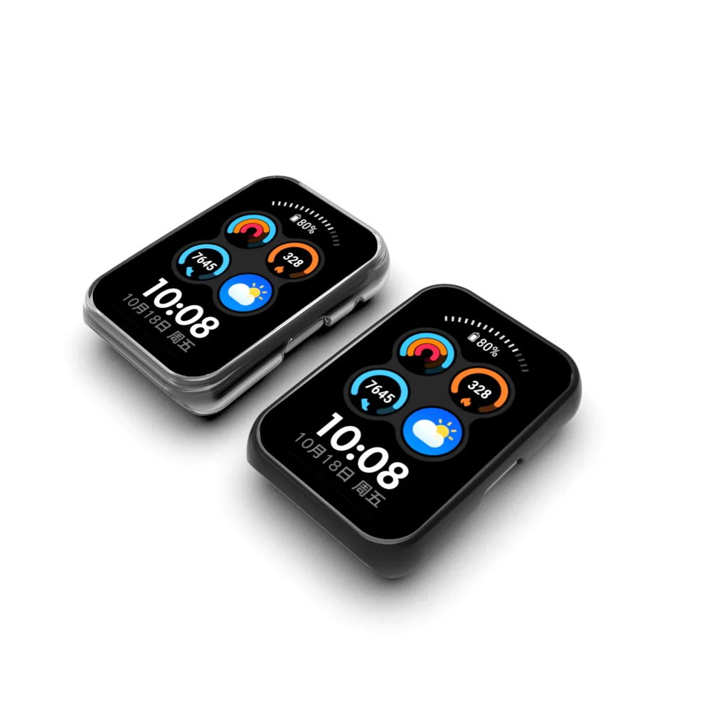 Модный водонепроницаемый чехол для часов 2 в 1 2022 + стекло Huawei Band 7 6 PRO PC полная