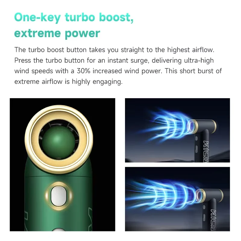 KICA Jetfan 2S Электрический воздуходувка Портативный турбовентилятор Перезаряжаемый