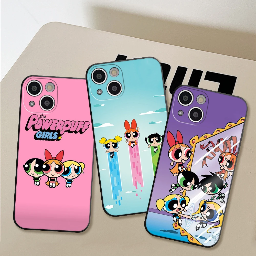 

FOR IPhone Design Powerpuff Phone Case FOR IPhone 14 11 12 Pro 8 7 Plus X Pro 14 MAX 12 MINI XR XS Iphone 14 Design Girls