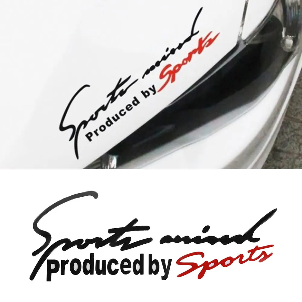 

Sport Letter Car Stickers Emblem Badge Decal Auto Automobile Bonnet Sticker Car-styling Auto Decoration Decor Mark Accessories