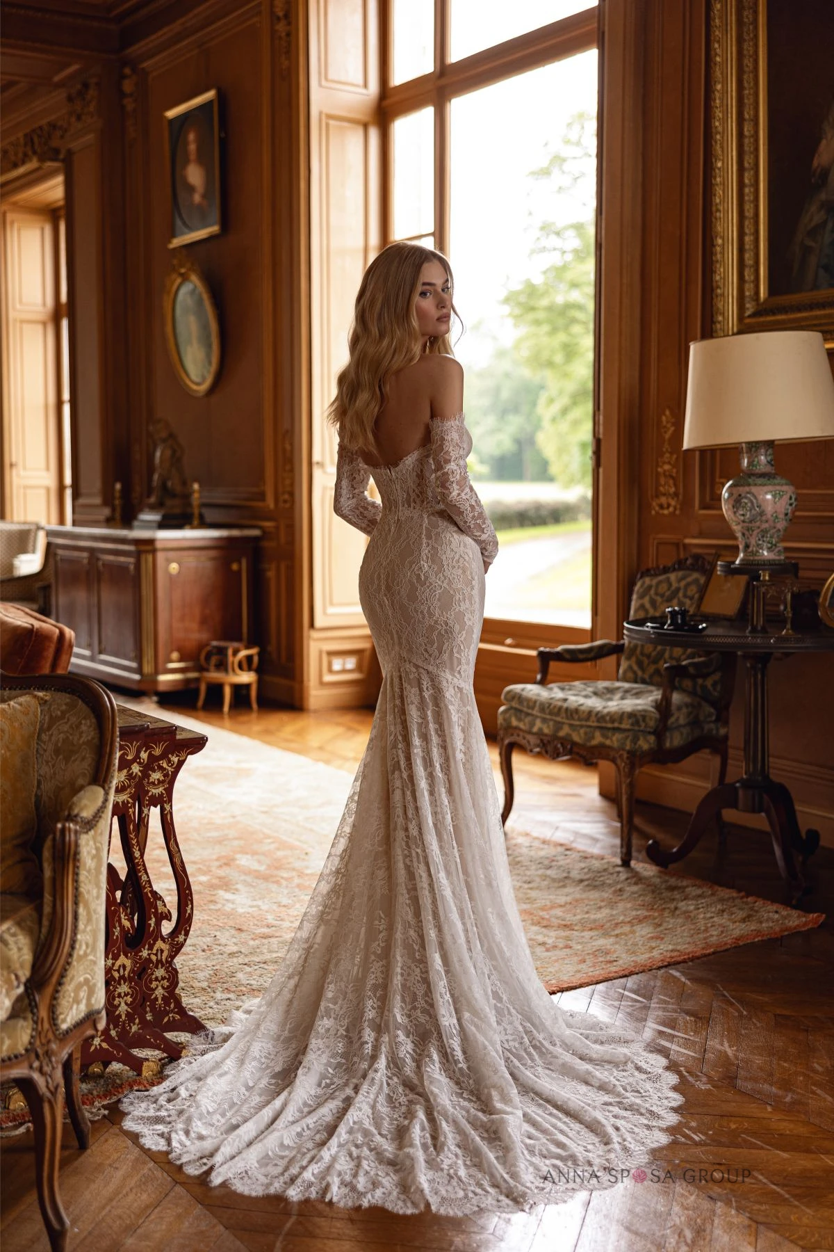 Vestido De Novia Corte Sirena кружевное свадебное платье Vestidos Novias Boda Civil Sencillo Mangas Desmontables