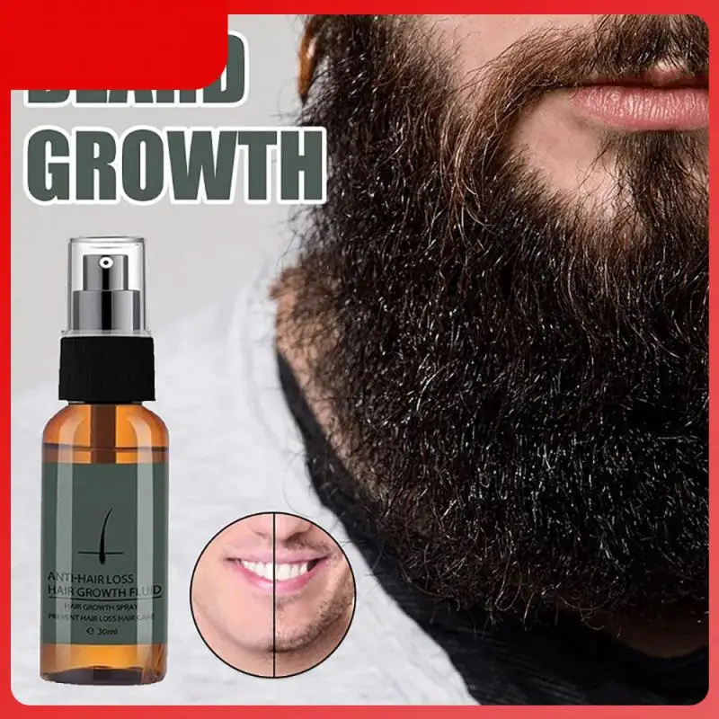 

100% Natural Organic Beard Growth Oil Spray Fast Growing Men Beard Grooming Products Beard Care Styling 30ml TSLM2