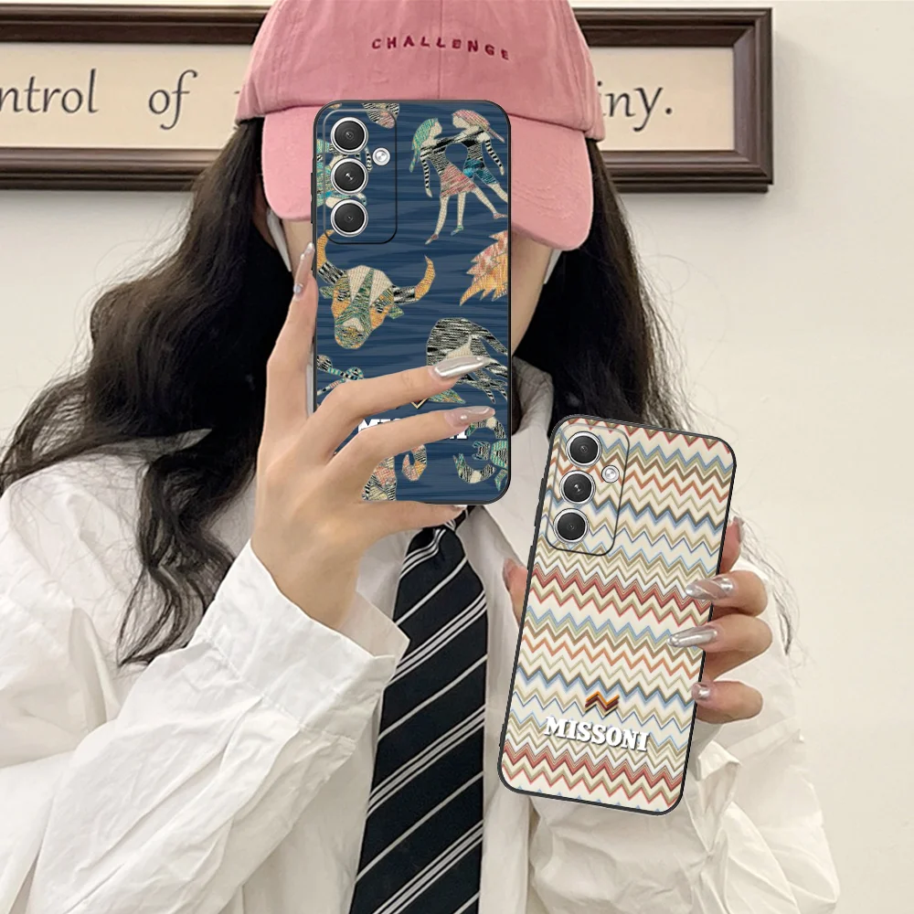 Чехол для мобильного телефона M-MISSONI Samsung Galaxy S24 S23 S22 S21 S20 S10 S9 Plus FE Ultra Lite черный