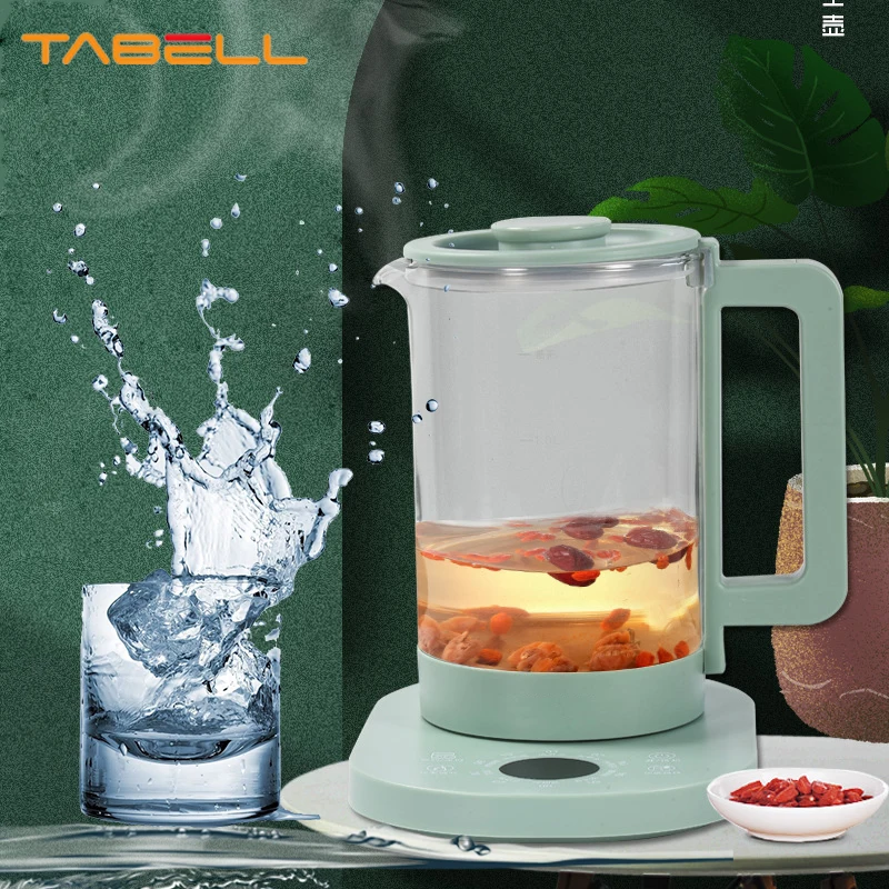 TABELL Electric Kettle Health Pot Fast Hot Boiling Teapot Smart Glass Teapot Multifunction Kettle Cup Home Kitchen Appliances