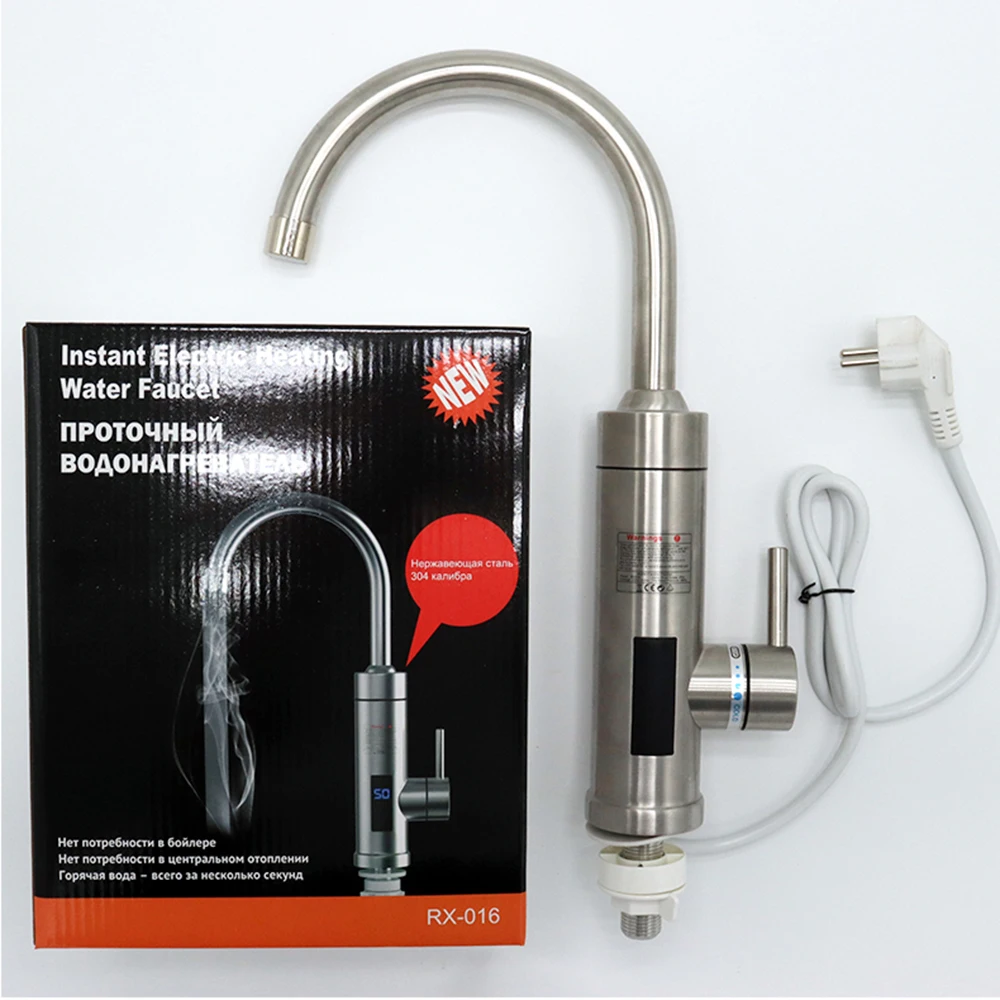 Электрический водонагреватель мгновенный кухонный кран 110 В 220 из нержавеющей