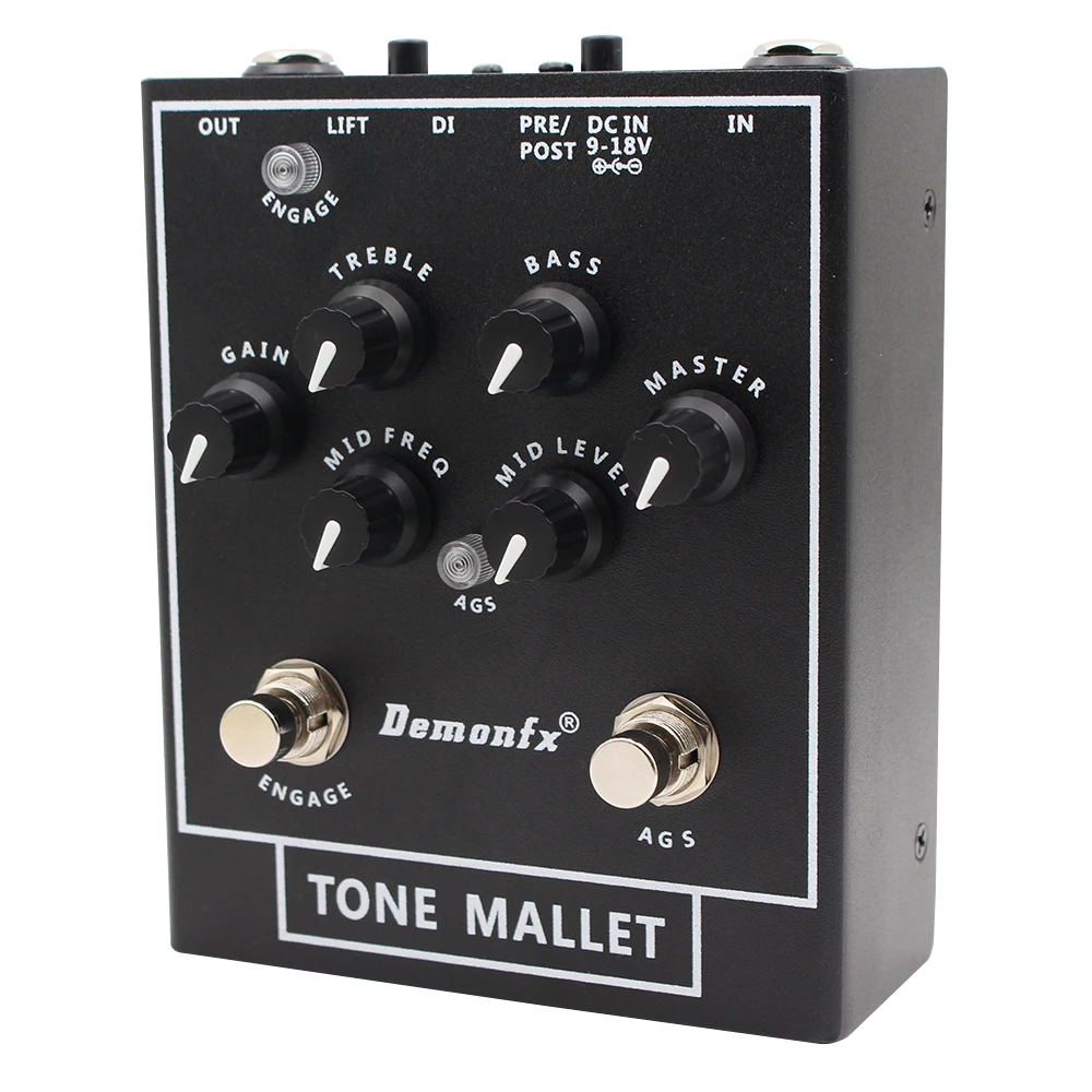 Гитарная педаль Demonfx Tone Mallet Bass Station Amps Preamp/DI
