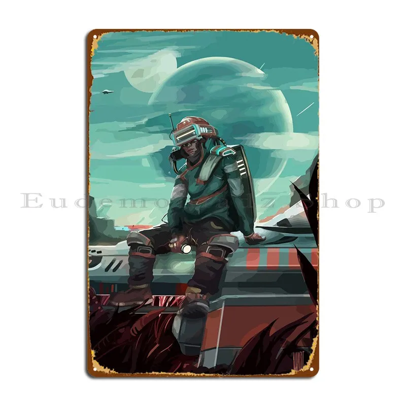 

Мужской металлический плакат на стену с небом, украшение для гаража, дизайн гостиной, ржавый жестяной плакат