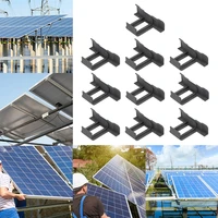 10pcs pv panels water drained away clips solar panel frame thickness 303540mm auto remove stagnant water dust for solar panel